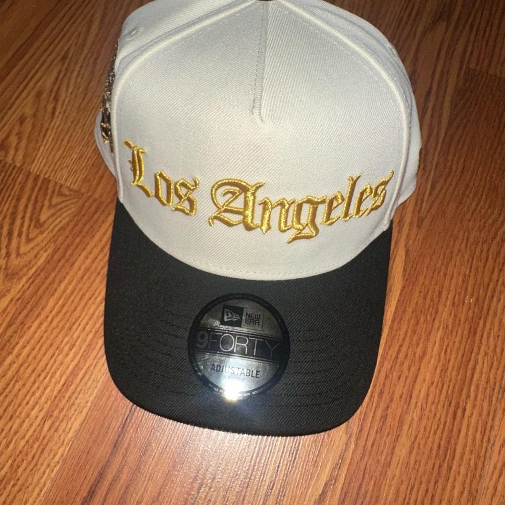 New Era Two Tone Black & Stone 9forty Hat 40th Anniversary Rare